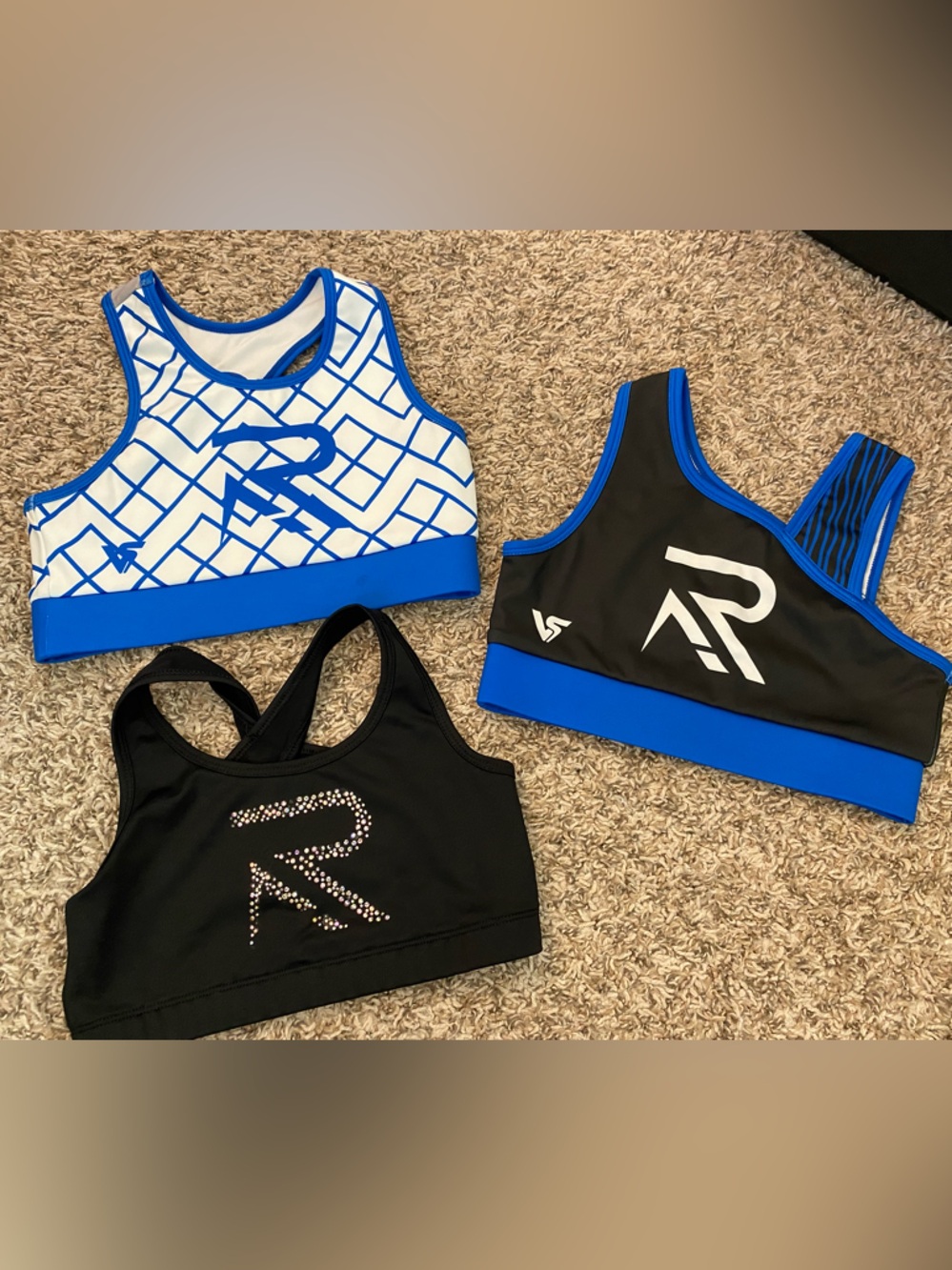 Bundle Cheer sports bras YM